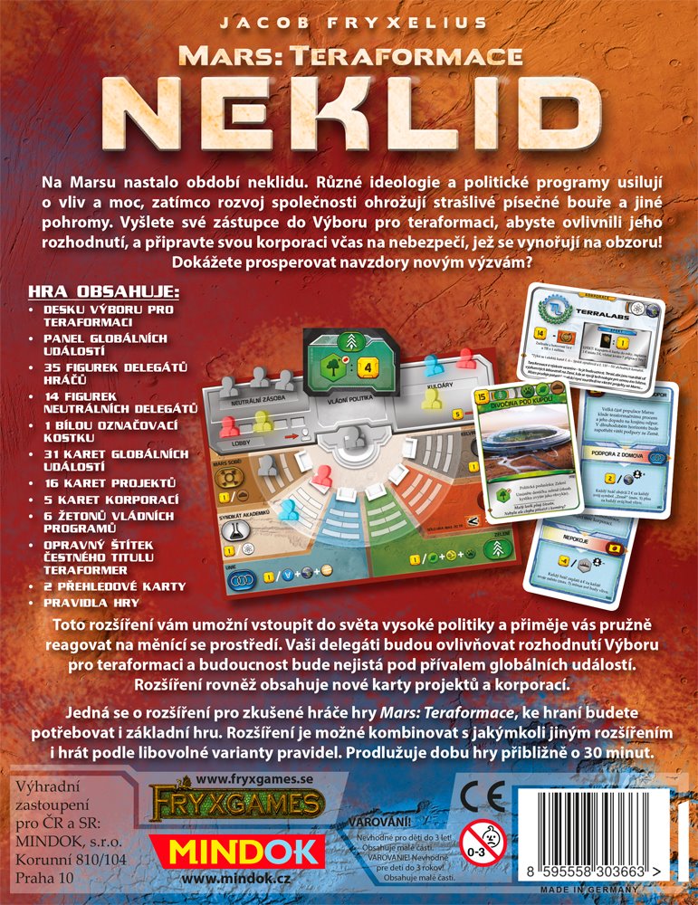 MINDOK Mars: Teraformace - Neklid (rozšíření)