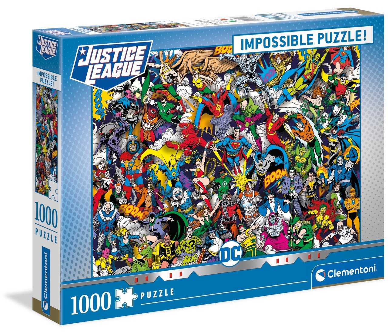 CLEMENTONI Puzzle Impossible: DC Comics Justice League 1000 dílků