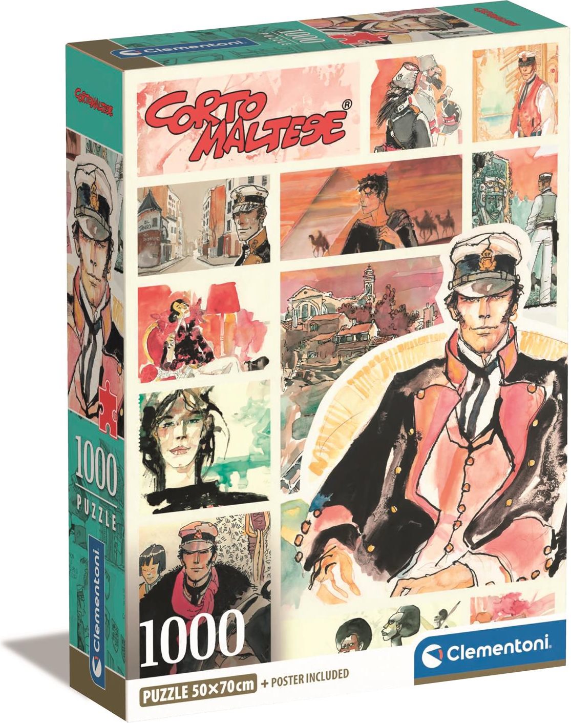 CLEMENTONI Puzzle Corto Maltese: Daleká cesta 1000 dílků