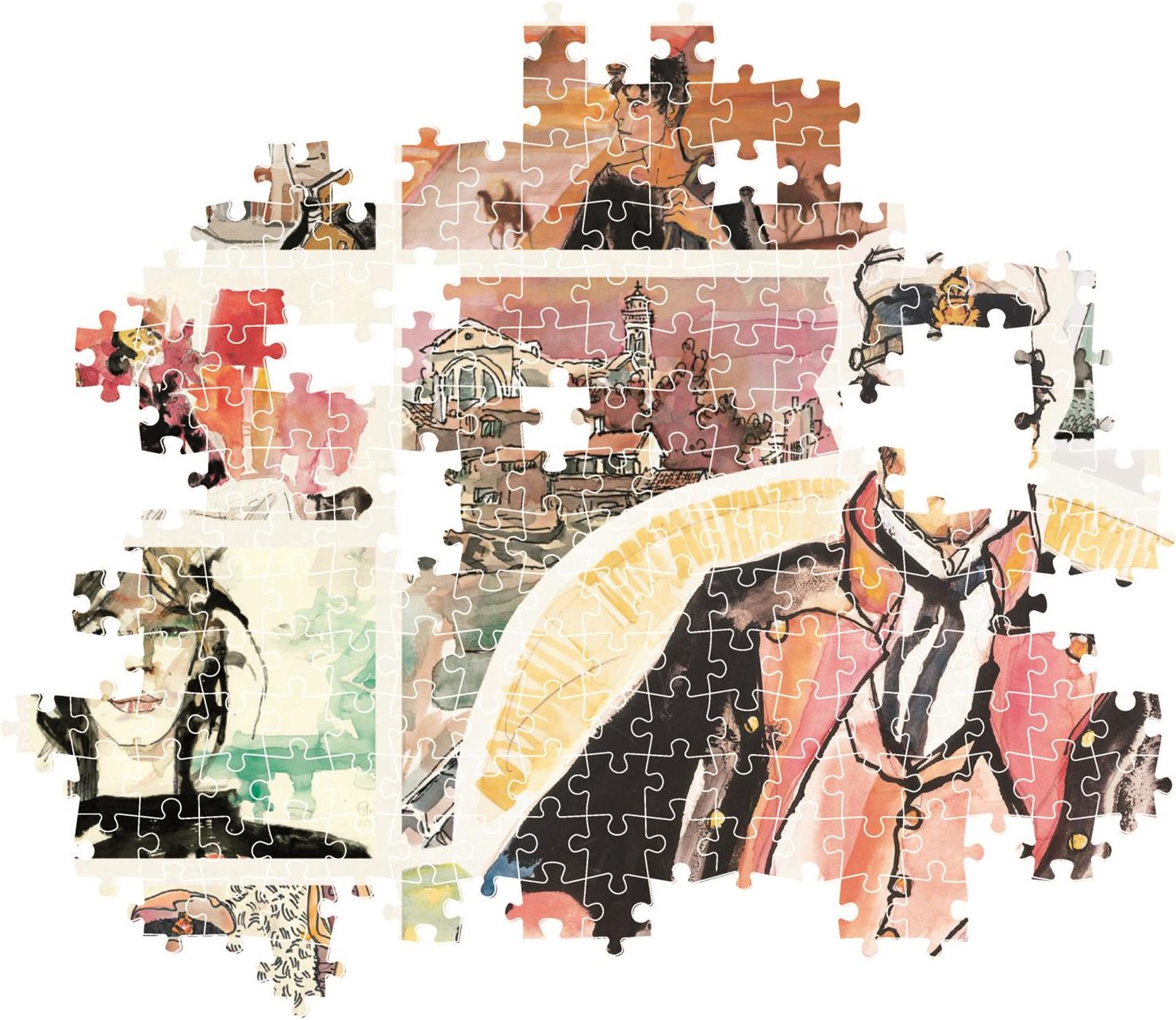 CLEMENTONI Puzzle Corto Maltese: Daleká cesta 1000 dílků