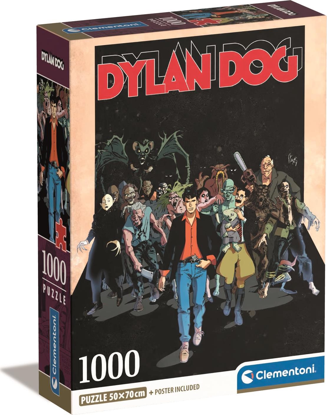 CLEMENTONI Puzzle Dylan Dog: Noční můry 1000 dílků