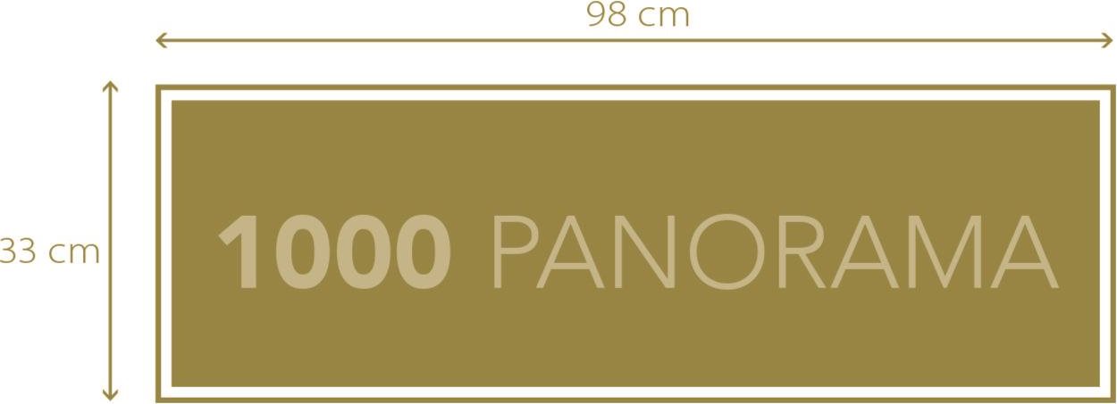 CLEMENTONI Panoramatické puzzle Přes řeku Temži 1000 dílků