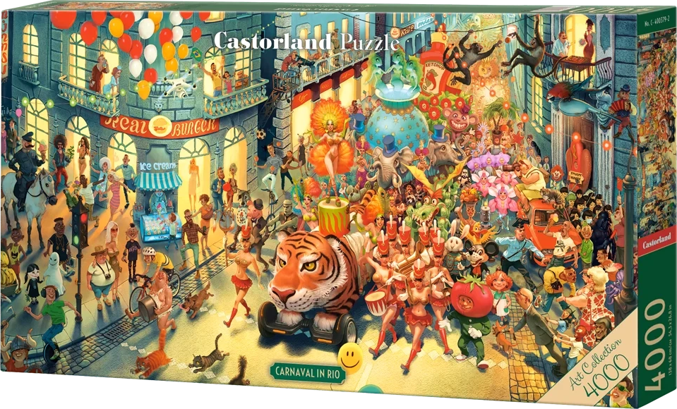 CASTORLAND Puzzle Art Collection: Karneval v Riu 4000 dílků