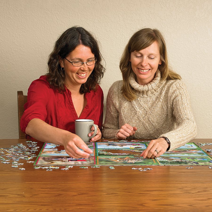 COBBLE HILL Puzzle Veverky na prázdninách 1000 dílků