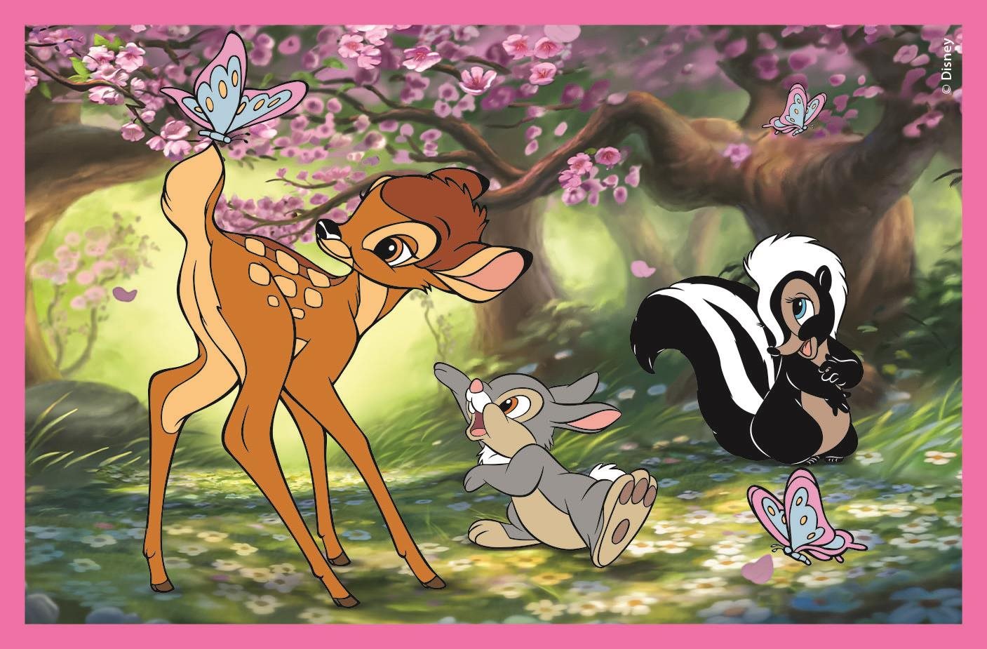 CLEMENTONI Obrázkové kostky Disney pohádky, 6 kostek