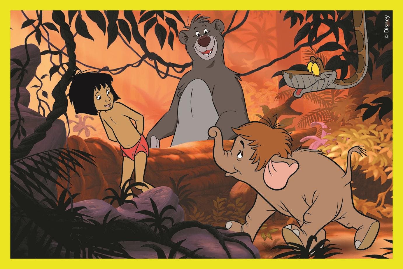 CLEMENTONI Obrázkové kostky Disney pohádky, 6 kostek