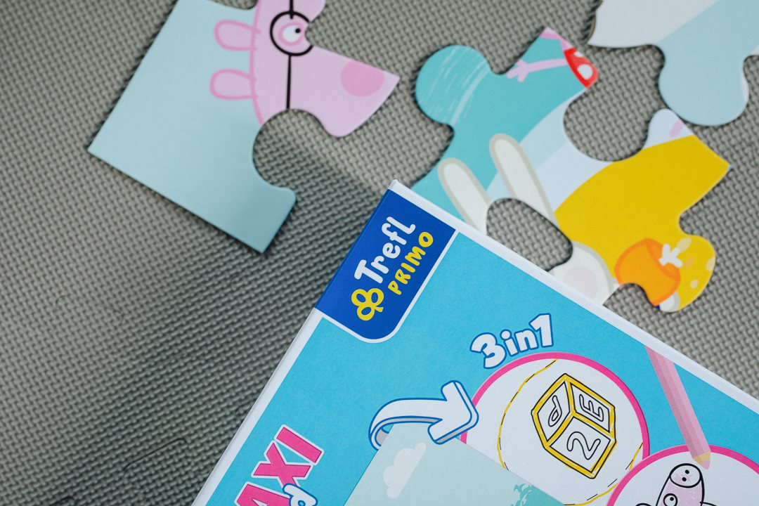 TREFL Oboustranné puzzle Prasátko Peppa SUPER MAXI 24 dílků