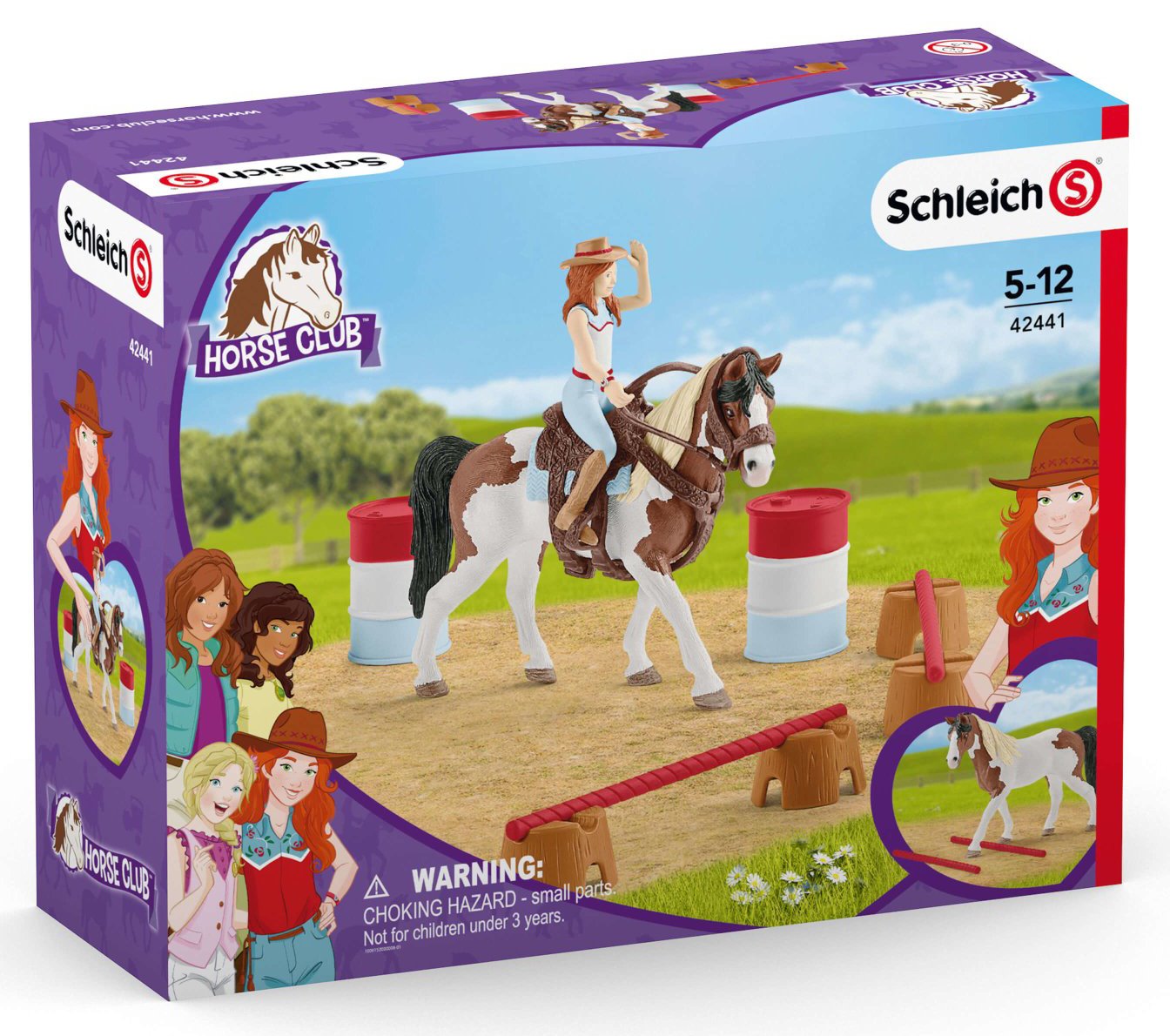 SCHLEICH Horse Club® 42441 Hannah a jezdecká sada na western