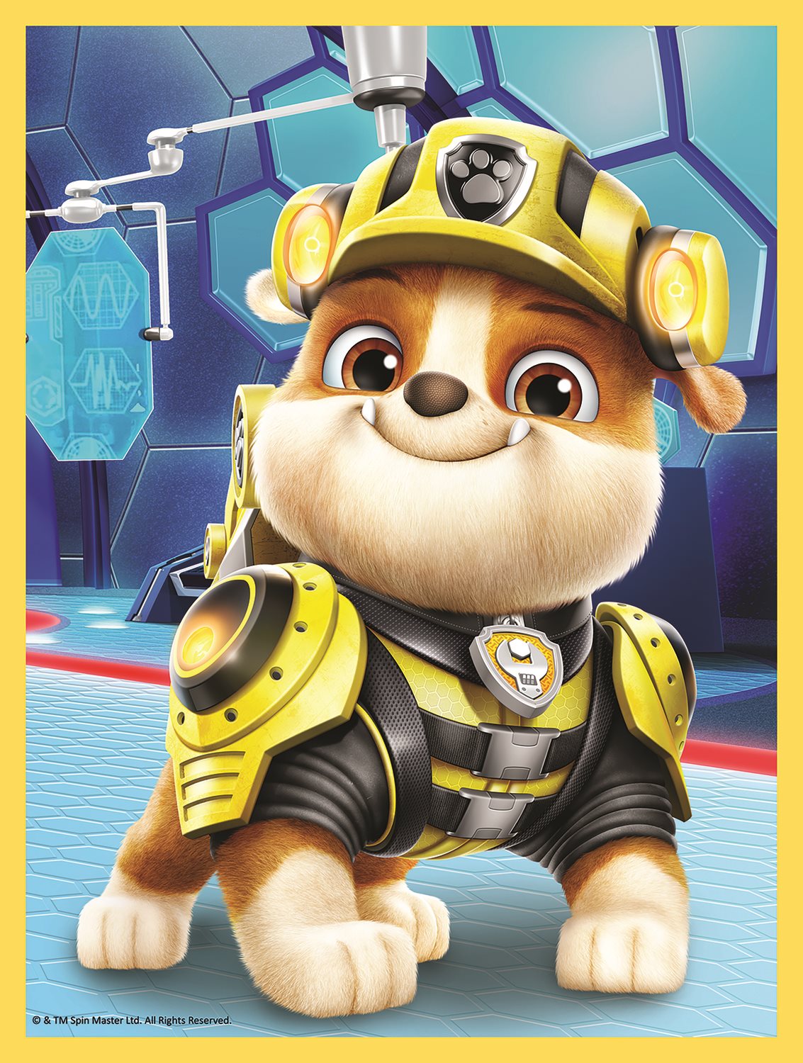 TREFL Oboustranné puzzle Tlapková patrola: Sky a Rubble BABY MAXI 2x10 dílků
