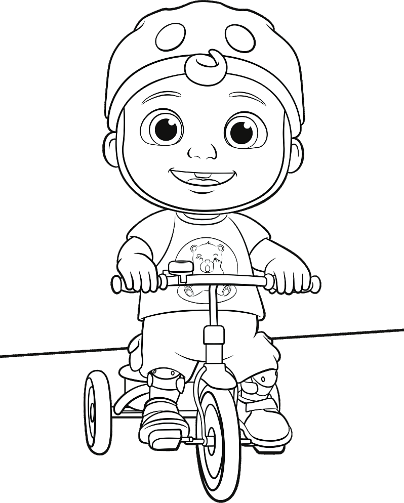 TREFL Oboustranné puzzle Cocomelon: Přátelé BABY MAXI 2x10 dílků