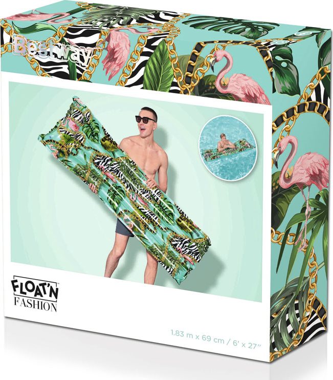 BESTWAY Nafukovací lehátko Džungle