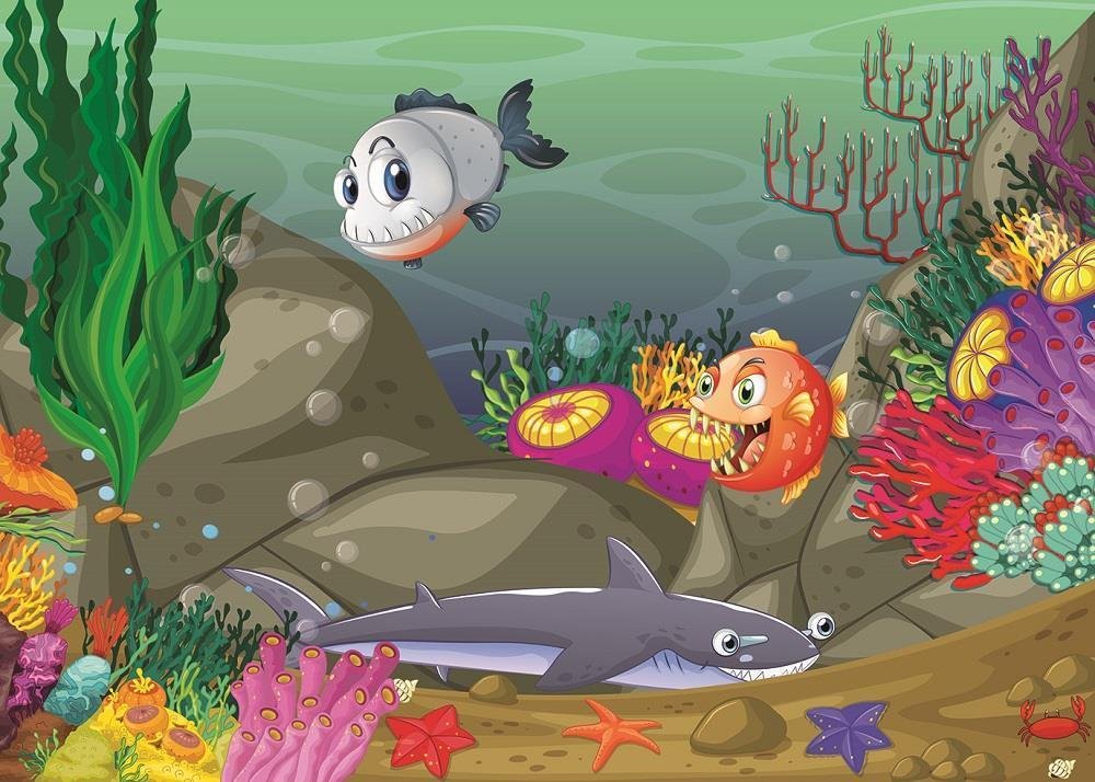 ART PUZZLE Puzzle Pod mořem a divoká zvířátka 24+35 dílků