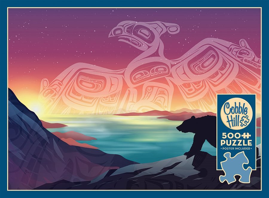 COBBLE HILL Puzzle Bouřlivák a medvěd 500 dílků