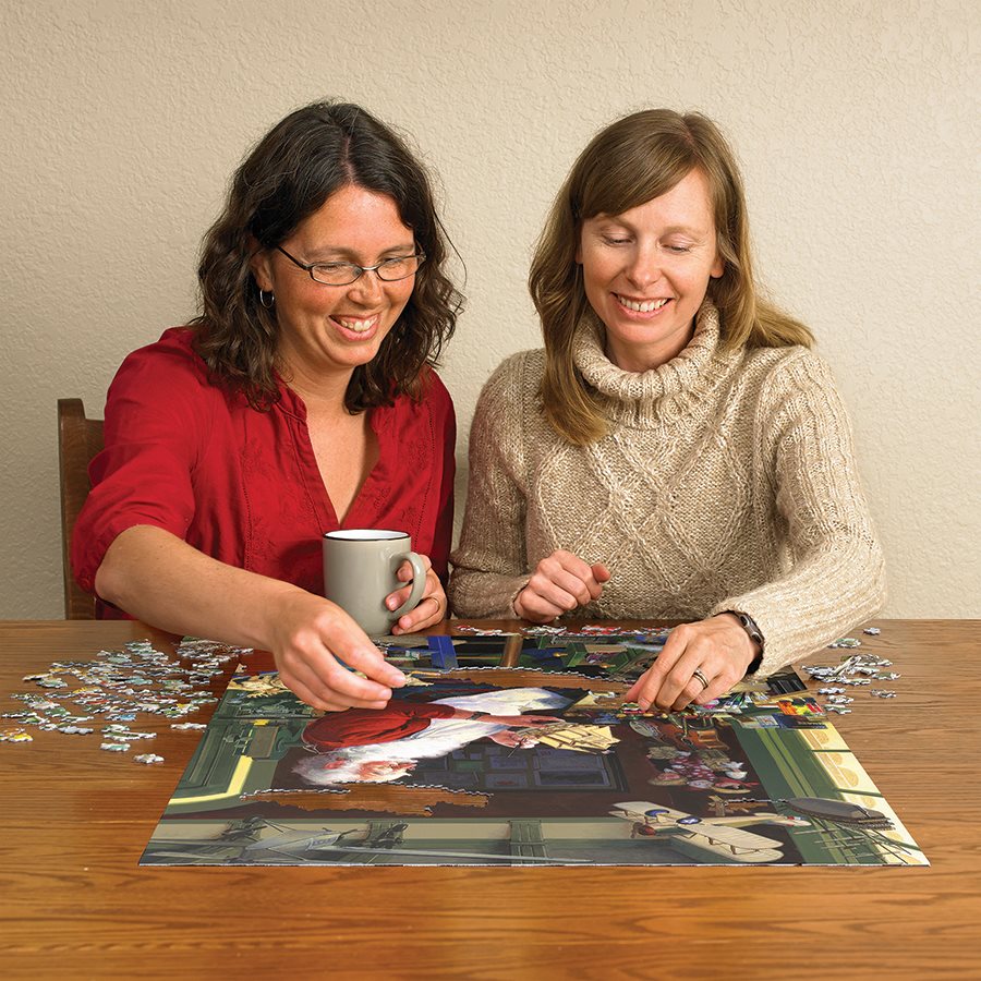 COBBLE HILL Puzzle Santova dílna 500 dílků