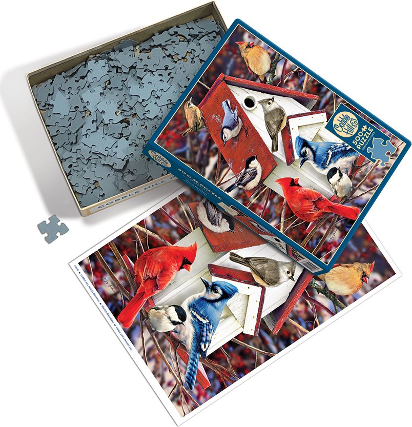 COBBLE HILL Puzzle Zimní budka 500 dílků