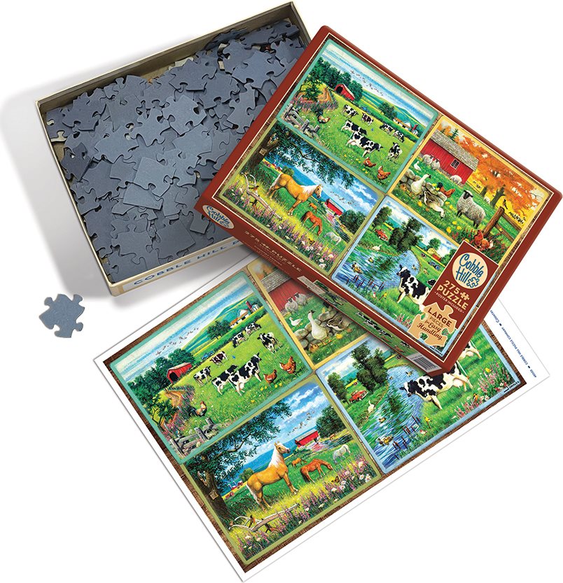 COBBLE HILL Puzzle Přátelé z venkova XL 275 dílků
