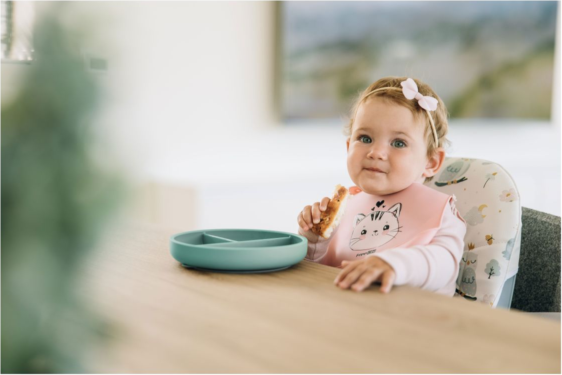 FreeON Silikonový talířek Green