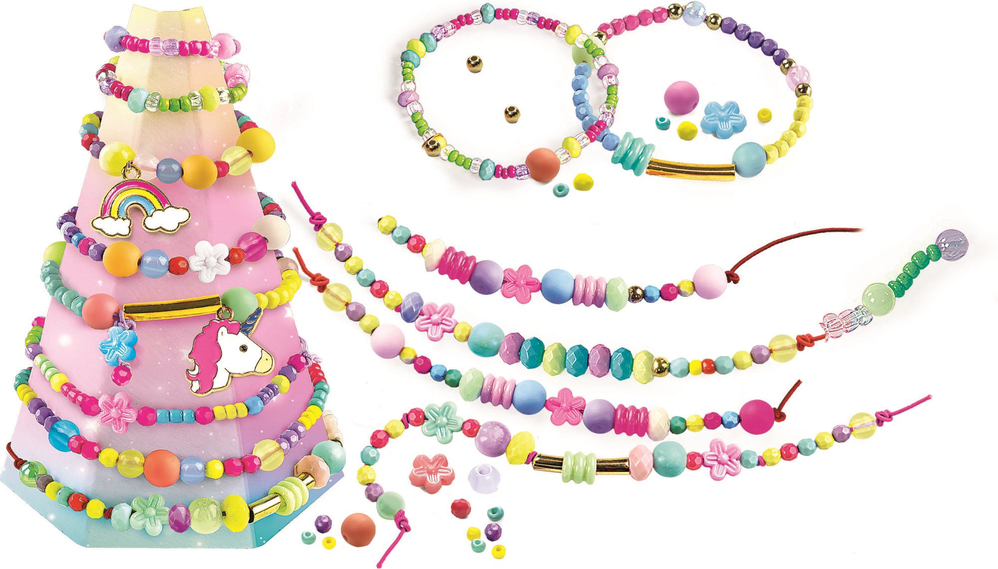 CLEMENTONI Crazy Chic Jewels: Náramky s jednorožci