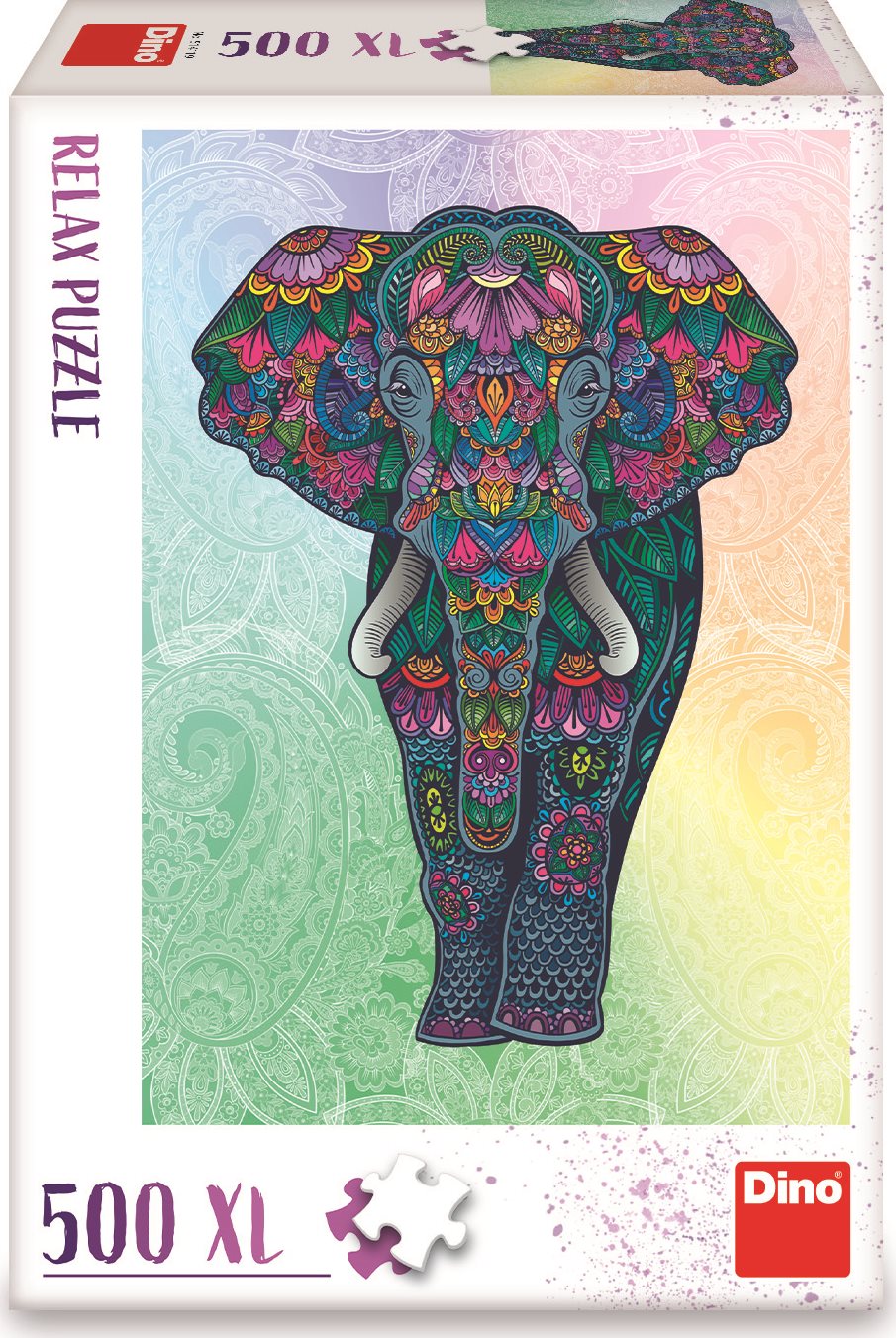 DINO Relax puzzle Slon XL 500 dílků