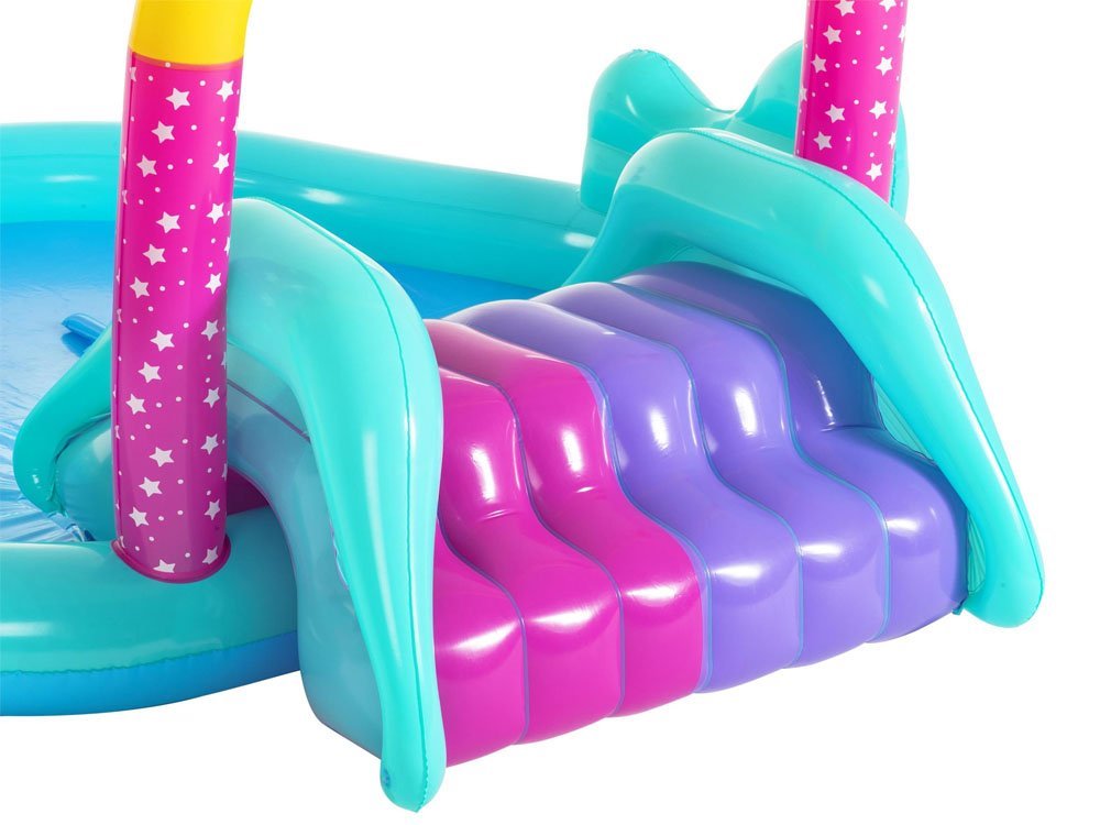 BESTWAY Nafukovací vodní park se skluzavkou Jednorožec
