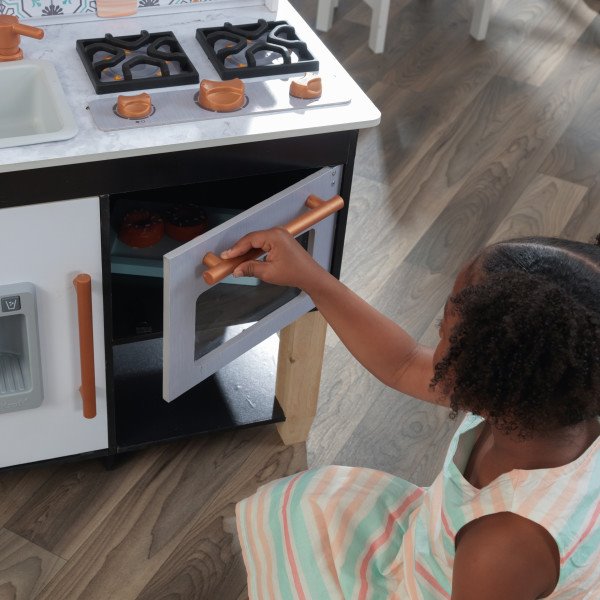 KIDKRAFT Dřevěná kuchyňka Artisan Island Toddler - světlá