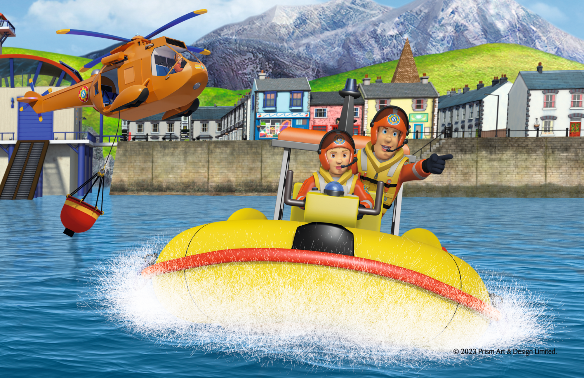 TREFL Displej Puzzle Požárník Sam 54 dílků (40 ks)