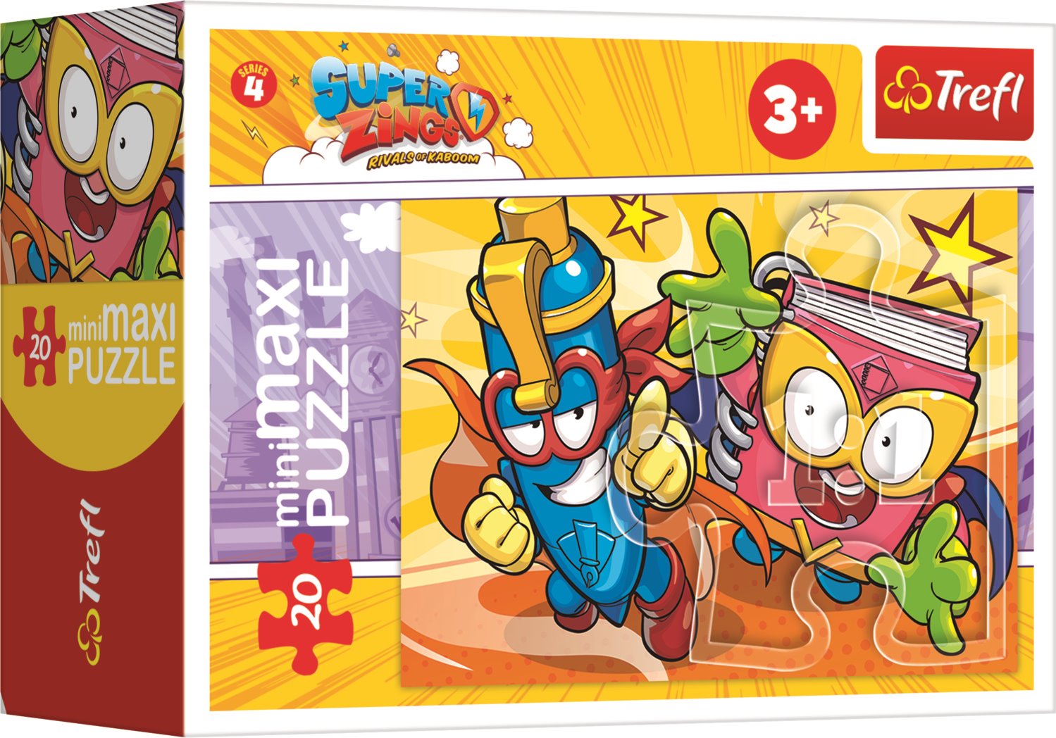 TREFL Puzzle Kid Kazoom a Super Zings: Připraveni 20 dílků