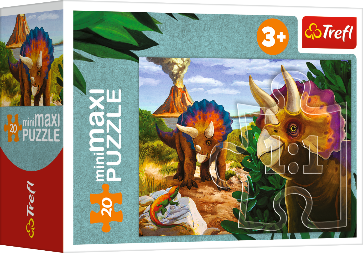 TREFL Displej Puzzle Svět dinosaurů 20 dílků (24 ks)
