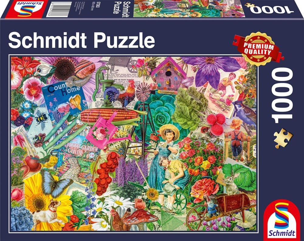 SCHMIDT Puzzle Zábavné zahradničení 1000 dílků