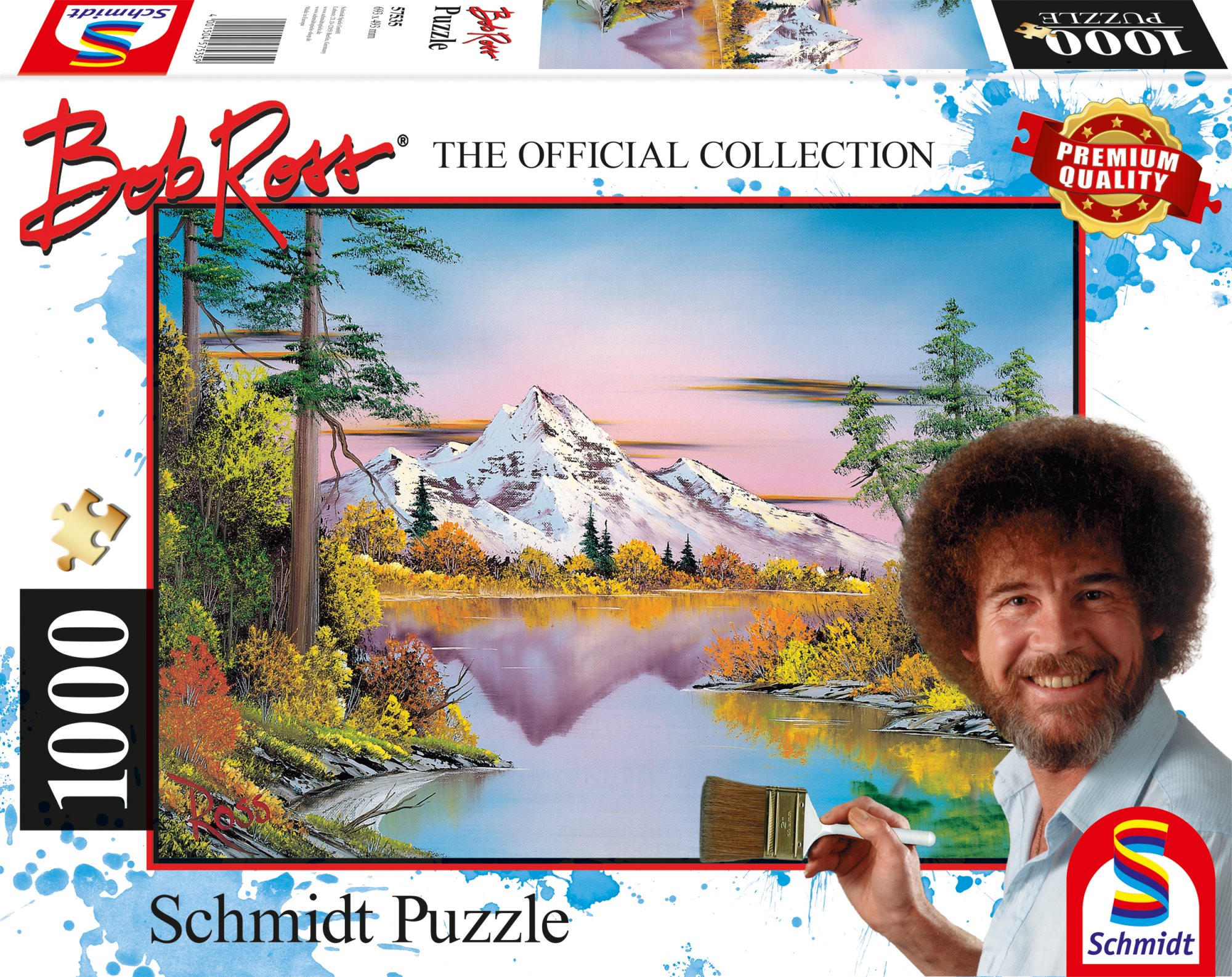 SCHMIDT Puzzle Bob Ross: Odrazy 1000 dílků
