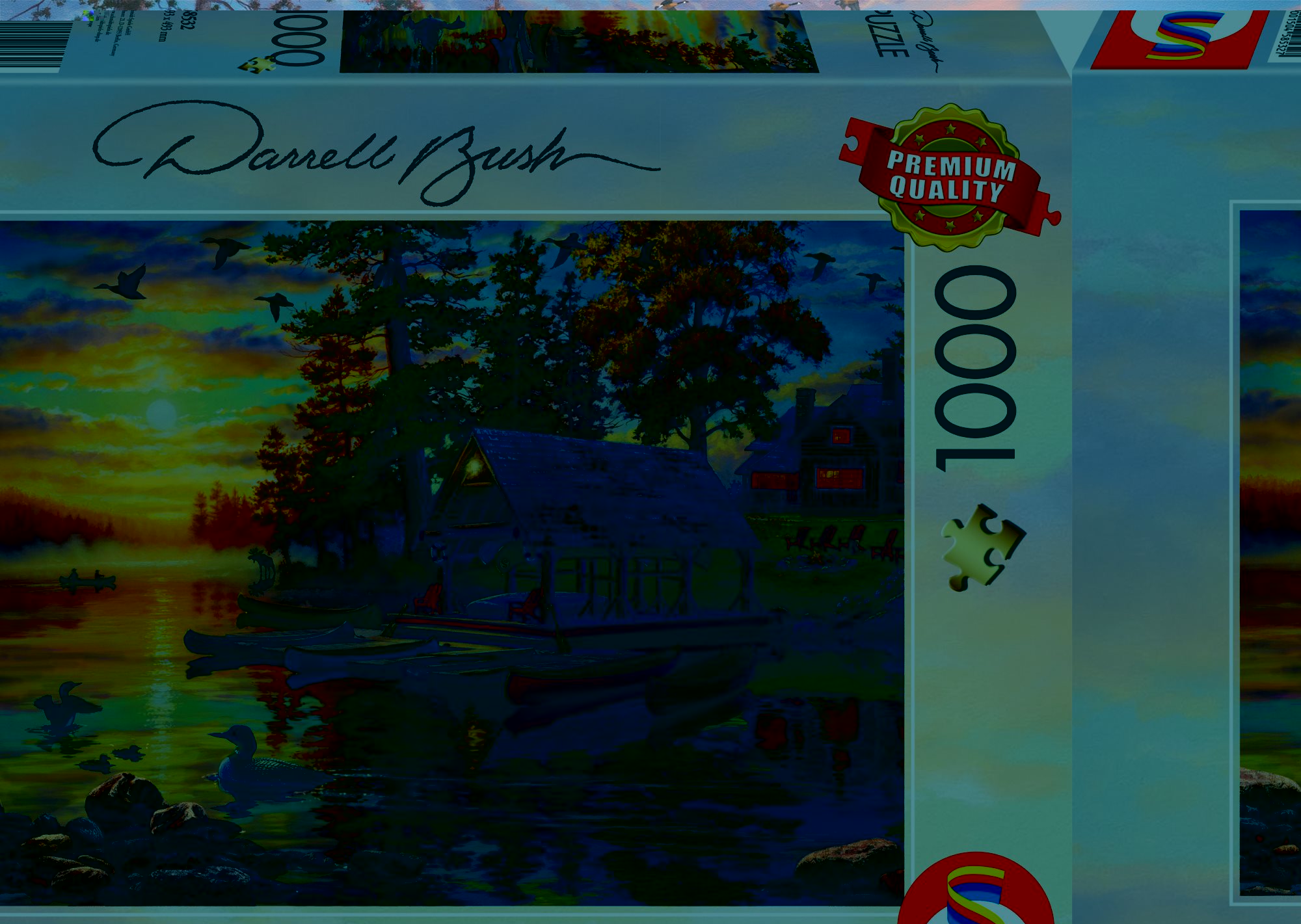 SCHMIDT Puzzle Loděnice s kánoemi 1000 dílků