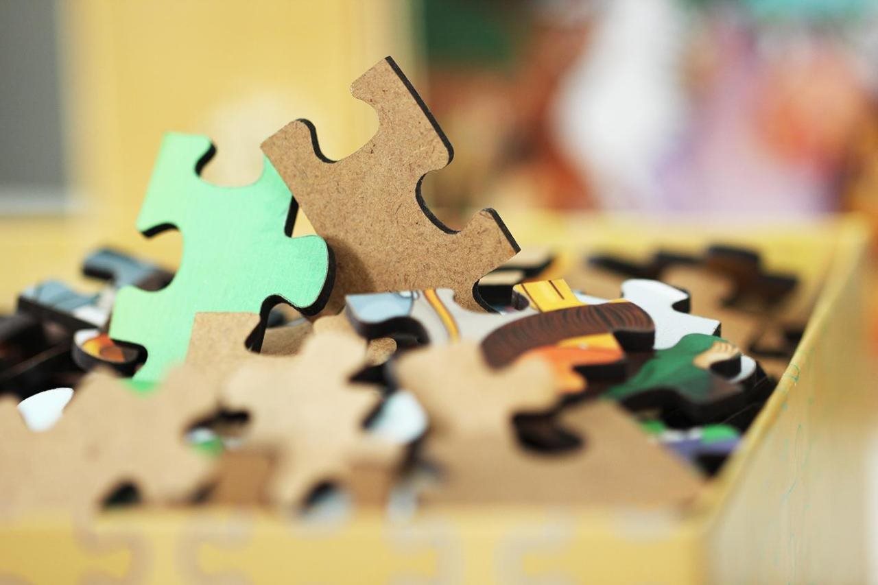 ART PUZZLE Dřevěné puzzle Mořská panna a její přátelé 16 dílků