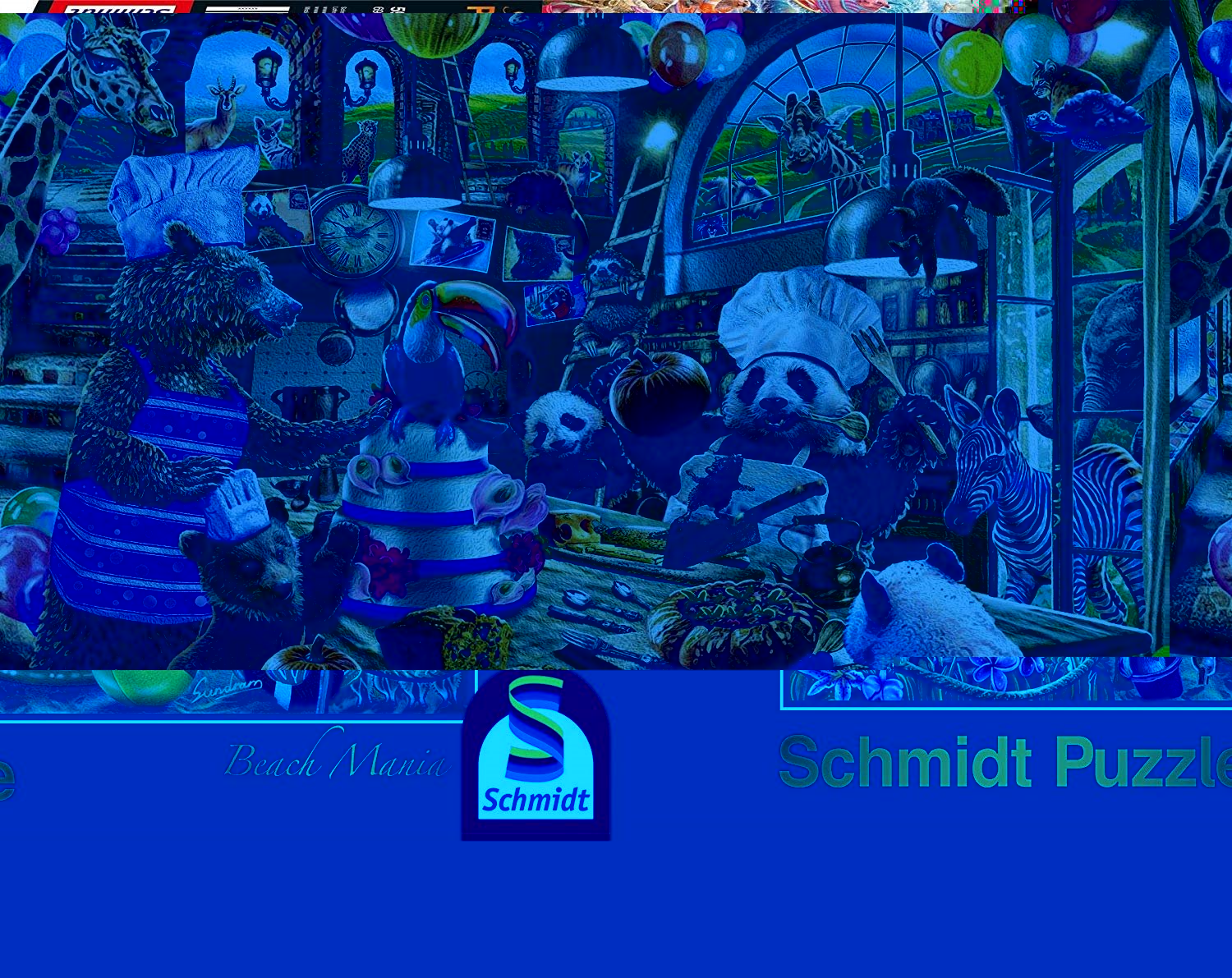 SCHMIDT Puzzle Plážová mánie 1000 dílků