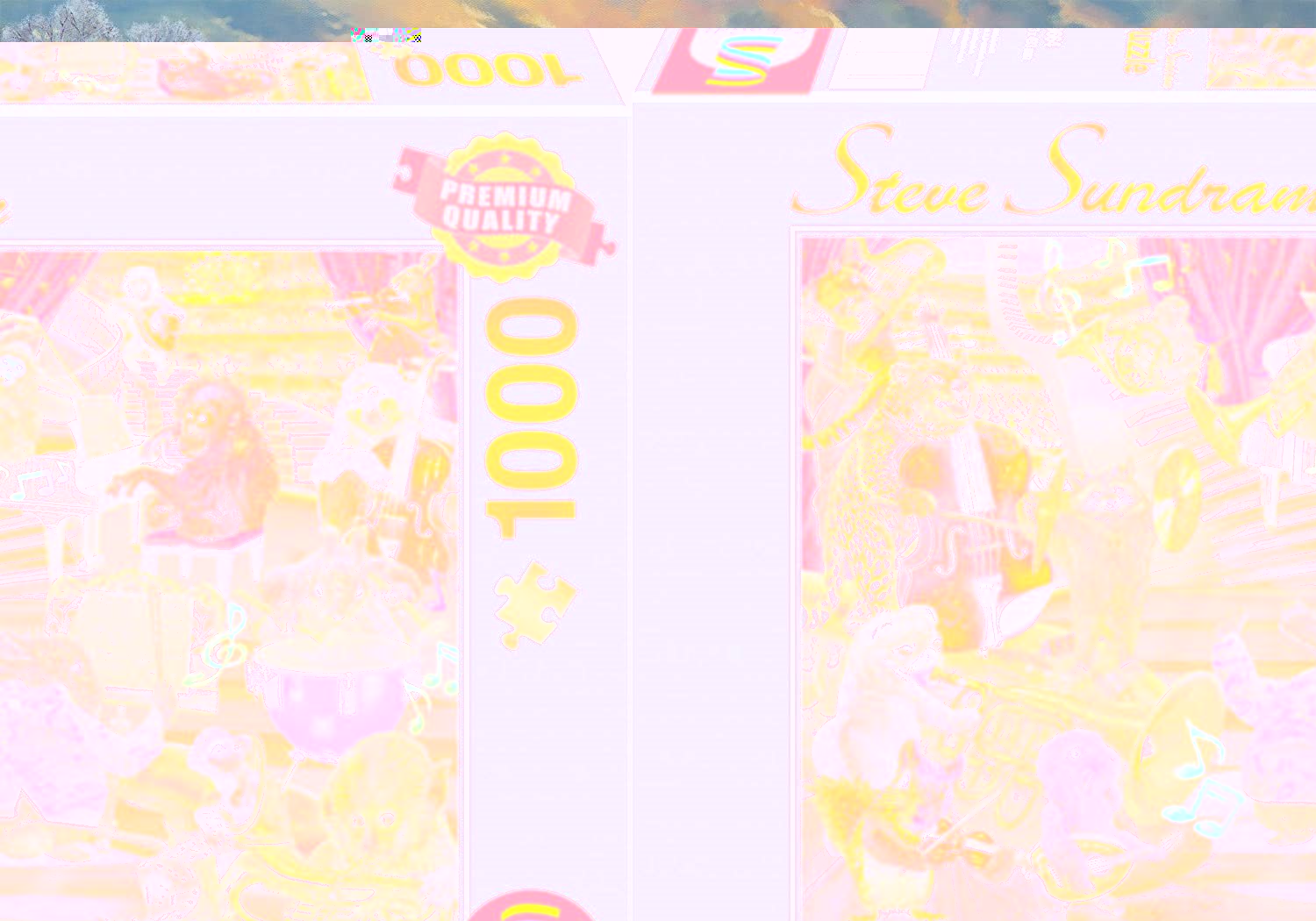 SCHMIDT Puzzle Hudební mánie 1000 dílků