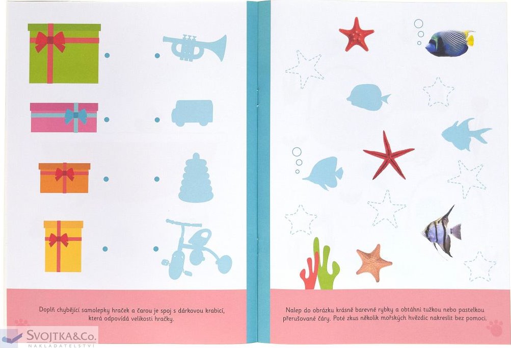 Svojtka & Co. Tvary - Malé kroky se samolepkami 4+