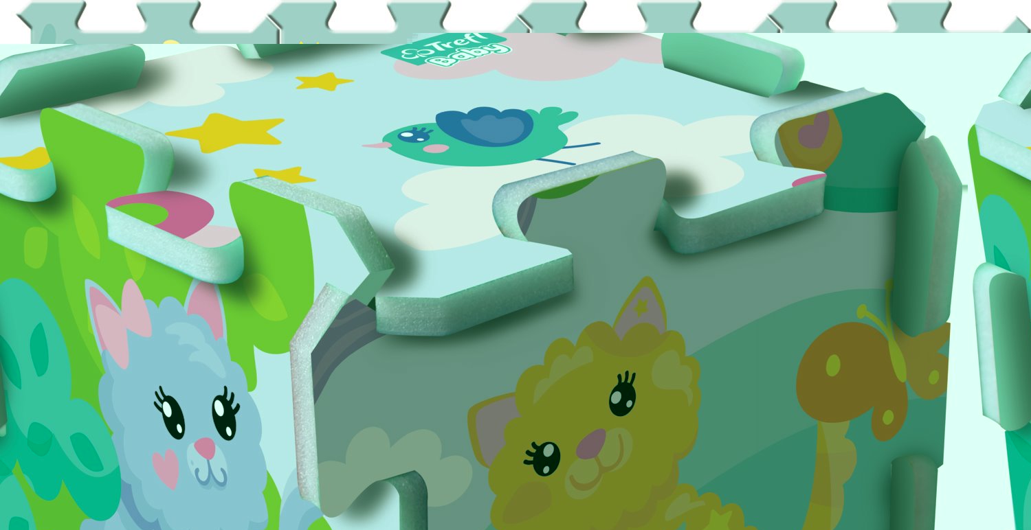 TREFL Pěnové puzzle Rozverná koťata