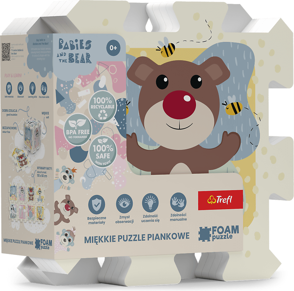 TREFL Pěnové puzzle Králiček Bing a přátelé