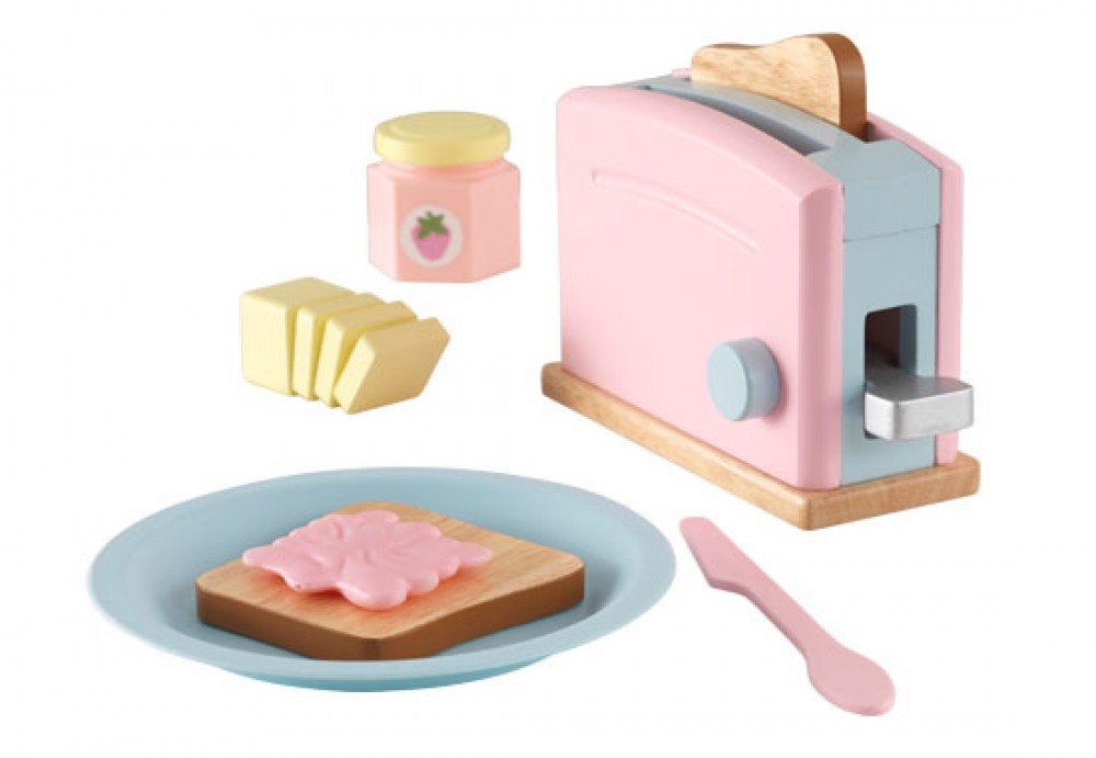 KIDKRAFT Toustovač se snídaní - pastelový