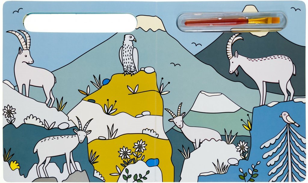 Svojtka & Co. Malování vodou: Kdo žije na horách?