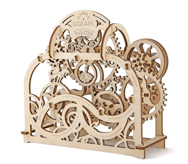 UGEARS 3D puzzle Mechanická krabička 61 dílků