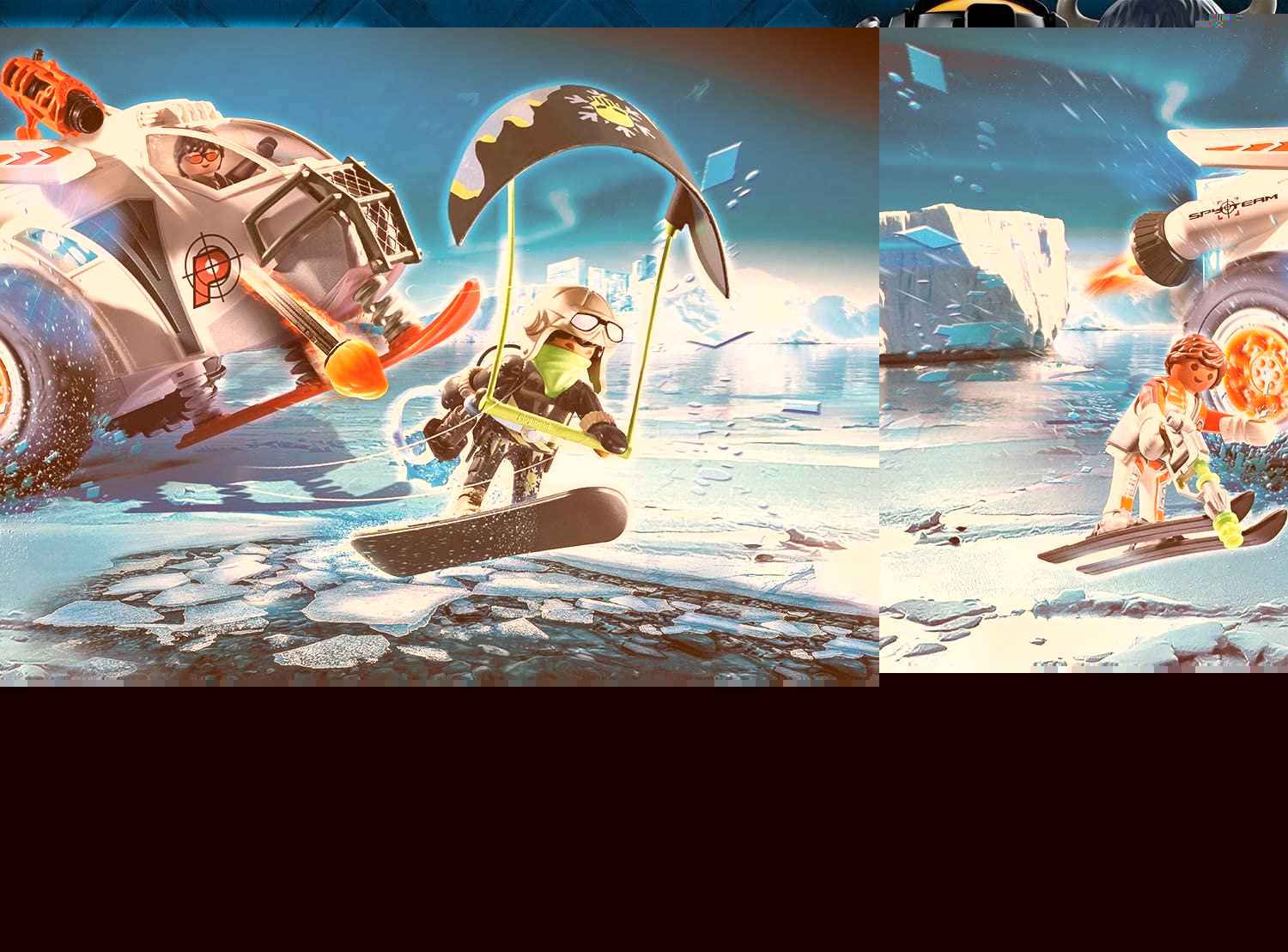 PLAYMOBIL® Top Agents 70231 Spy Team sněžný kluzák