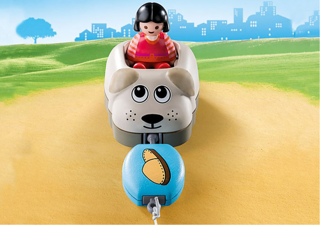 PLAYMOBIL® 1.2.3 70406 Můj tahací pejsek