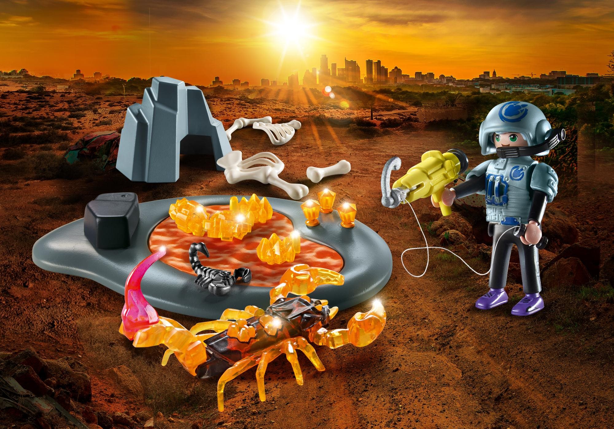 PLAYMOBIL® Dino Rise 70909 Starter Pack Boj s ohnivým škorpionem