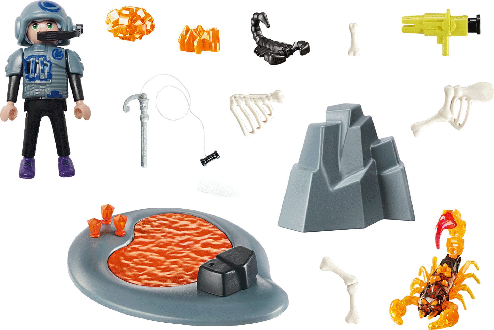 PLAYMOBIL® Dino Rise 70909 Starter Pack Boj s ohnivým škorpionem