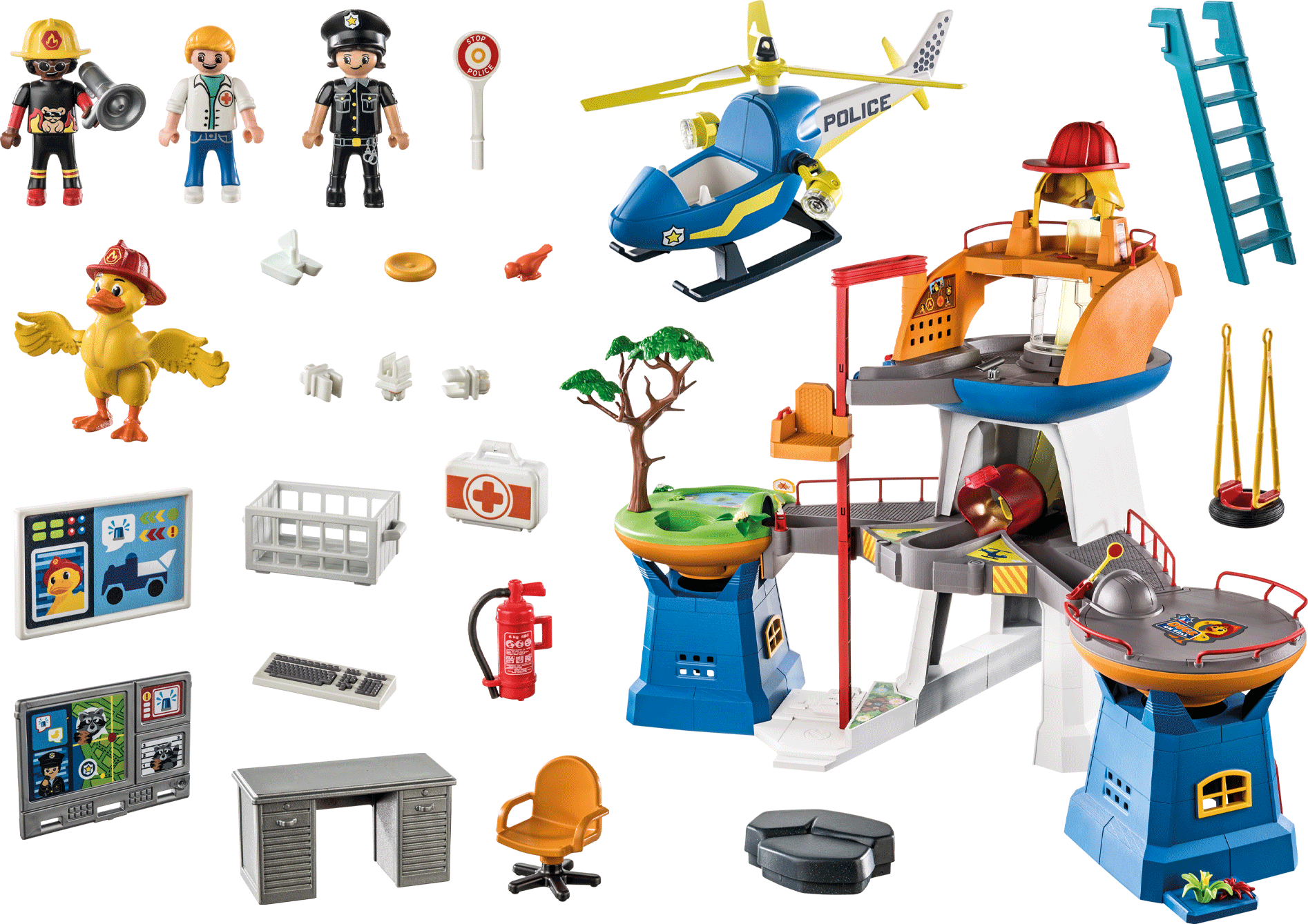PLAYMOBIL® Duck On Call 70910 Hlavní velitelství