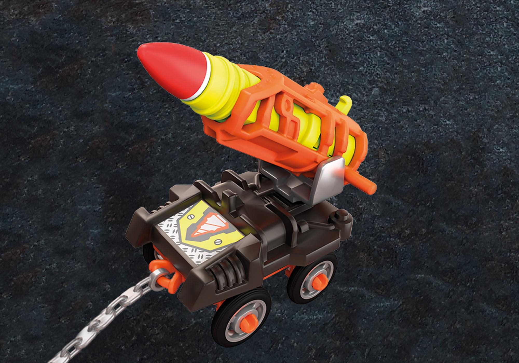 PLAYMOBIL® Dino Rise 70929 Dino Mine Vozík s raketami