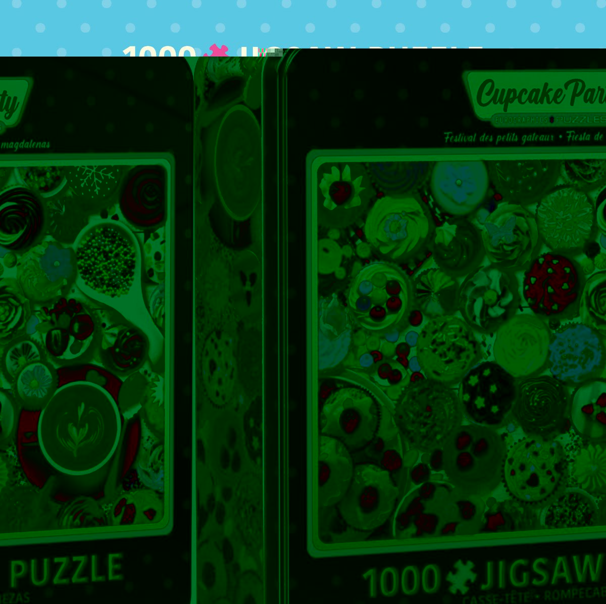 EUROGRAPHICS Puzzle v plechové krabičce Dortíková oslava 1000 dílků