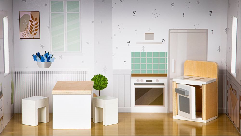 ECOTOYS Domeček pro panenky Grace
