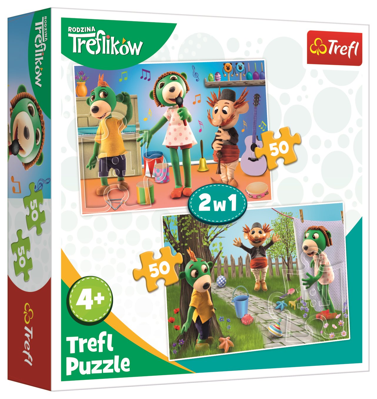 TREFL Oboustranné puzzle Prasátko Peppa MAXI 30 dílků EKO