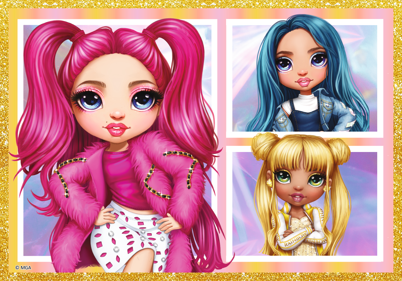 TREFL Puzzle Rainbow High MEGA PACK 10v1